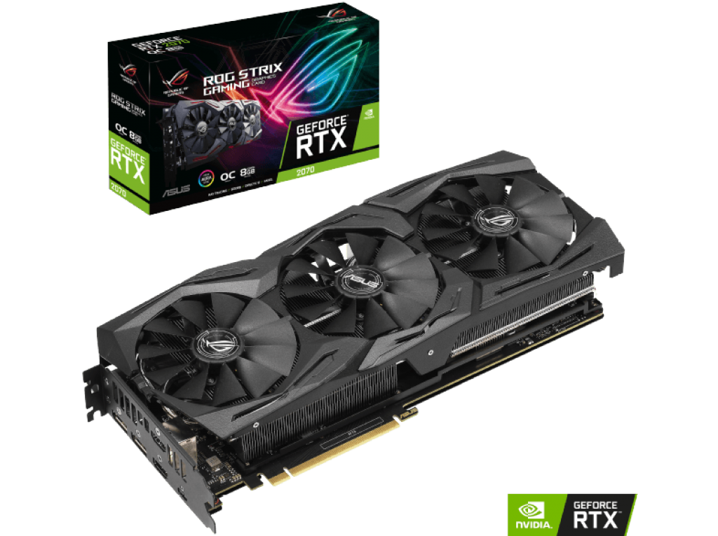ASUS GeForce® RTX 2070 ROG Strix OC Gaming 8GB + 2 Spiele (Black Ops 4