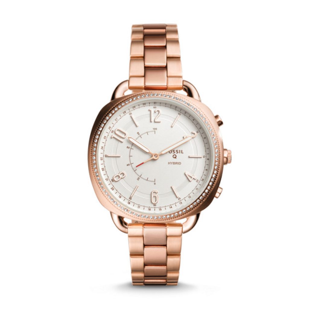 fossil rosegold smartwatch
