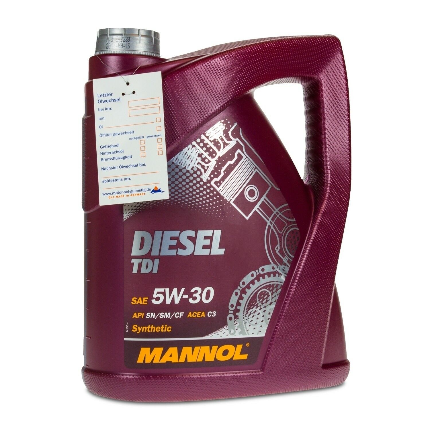 5 Liter MANNOL 5W-30 Diesel TDI Motoröl für VW, Audi, Seat, Skoda für