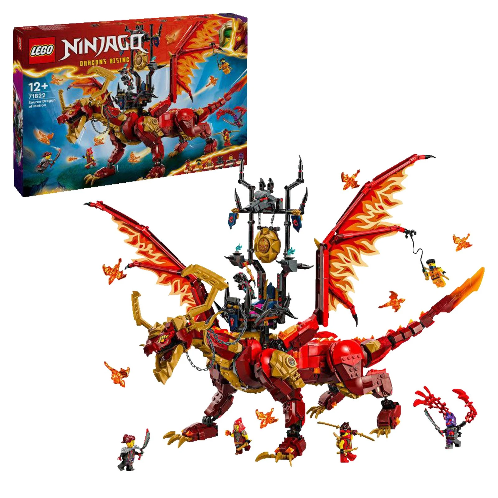 LEGO Ninjago 71822 Quelldrache der Bewegung Bausatz, Mehrfarbig für 101,69€ inkl. Versand!