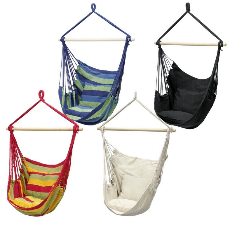 Doppel-Hängeschaukel Kissen - Extra Dick & Wetterfest Für Garten Und Terrasse