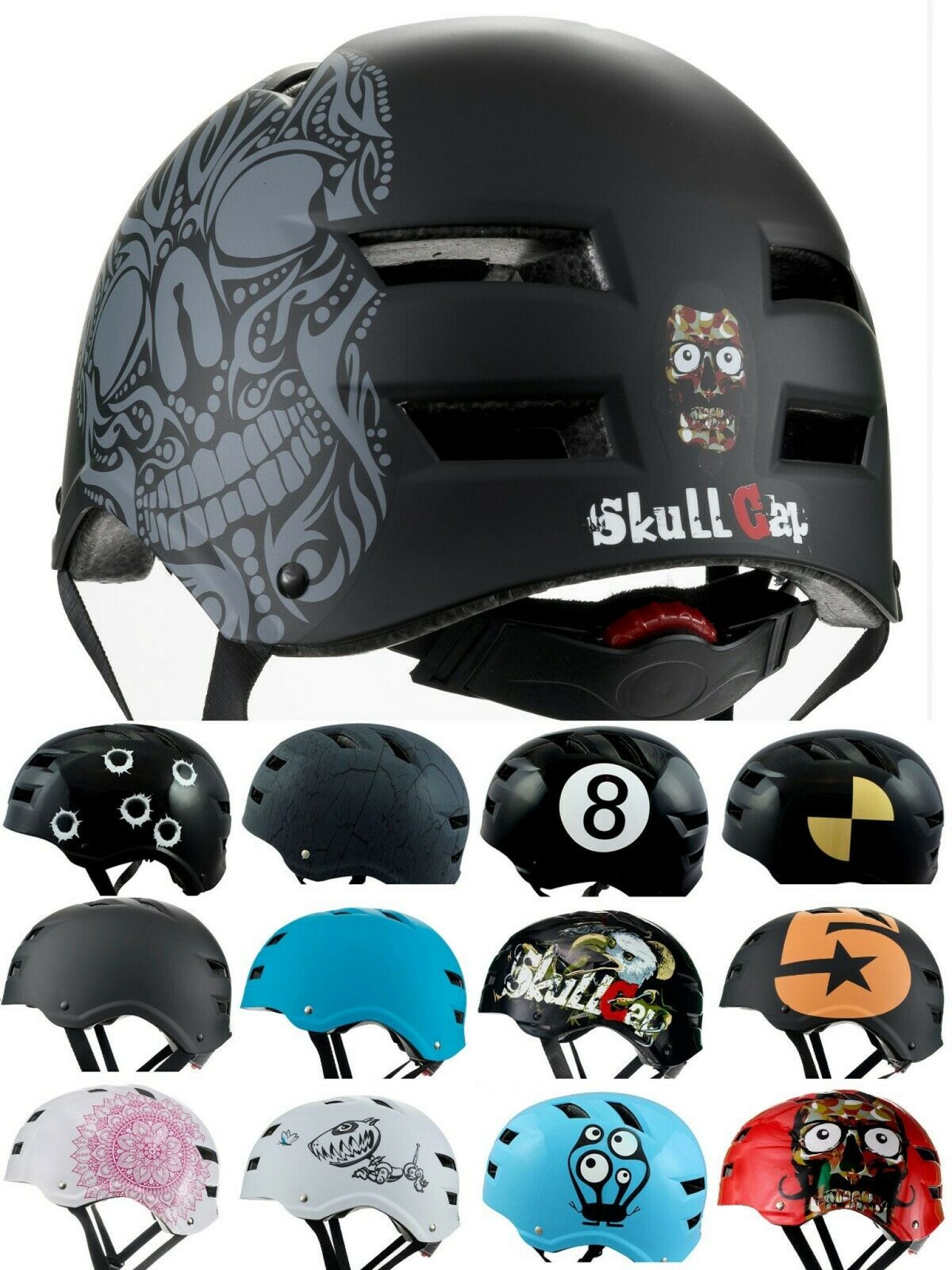 SkullCap® Fahrradhelm Skaterhelm für Kinder & Jugendliche für 27,90