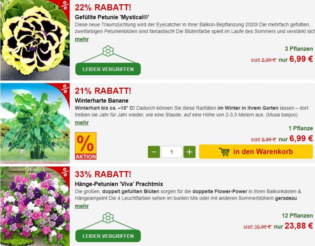 BALDURGarten Aktion bis zu 50 Rabatt! YourDealz.de
