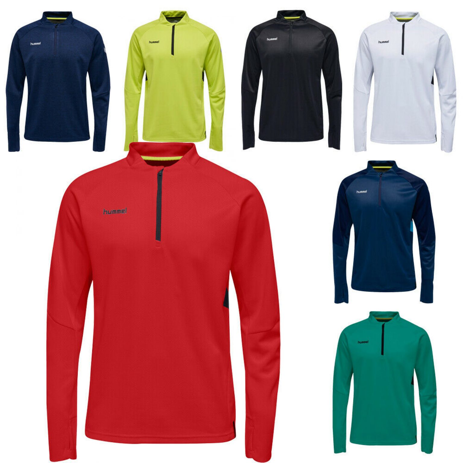 Hummel Tech Move Half Zip Sweatshirt - Funktional Mit Mesh-Einsätzen