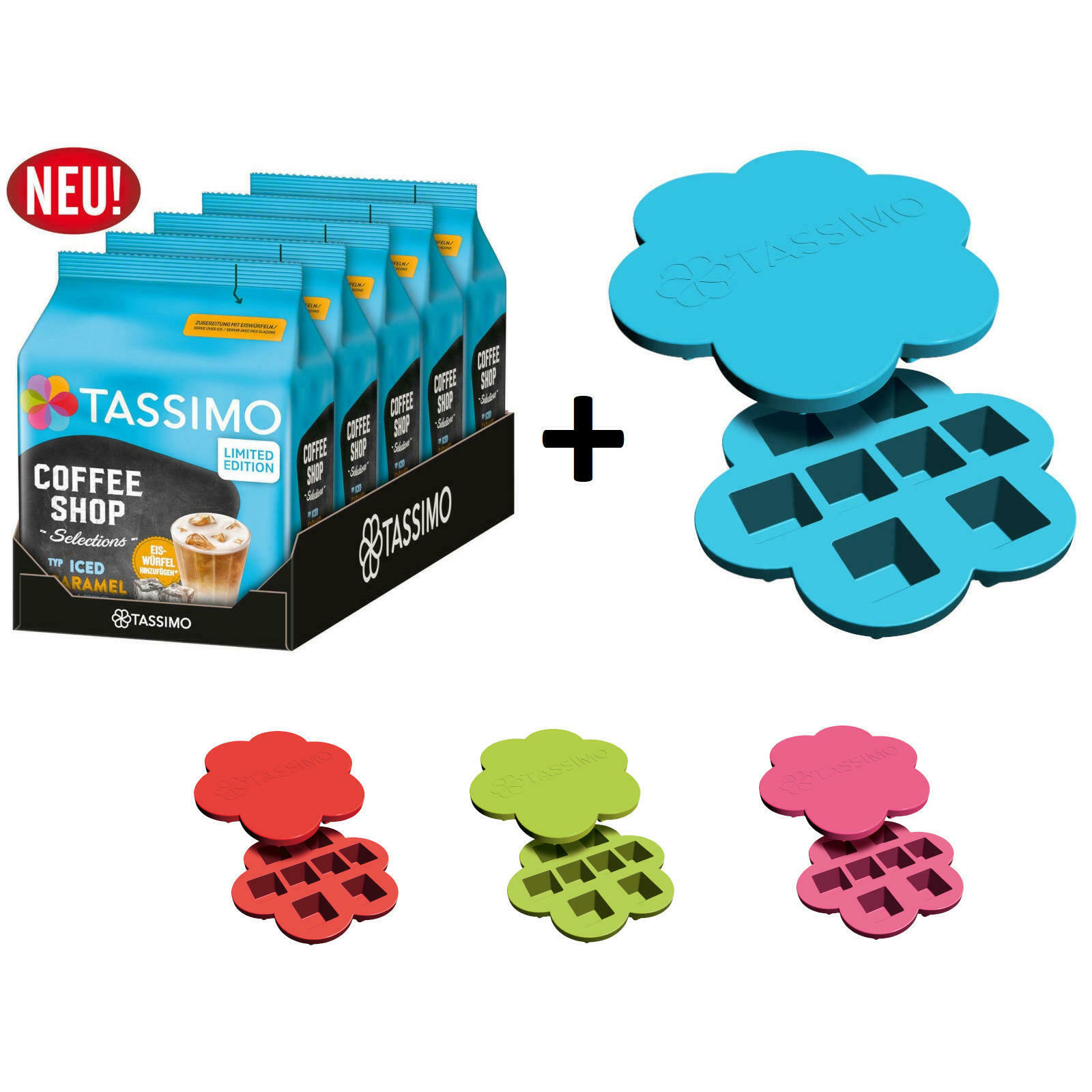 TASSIMO Kapseln Iced Caramel Latte Coffee Shop Sel. 40 Getränke + 1