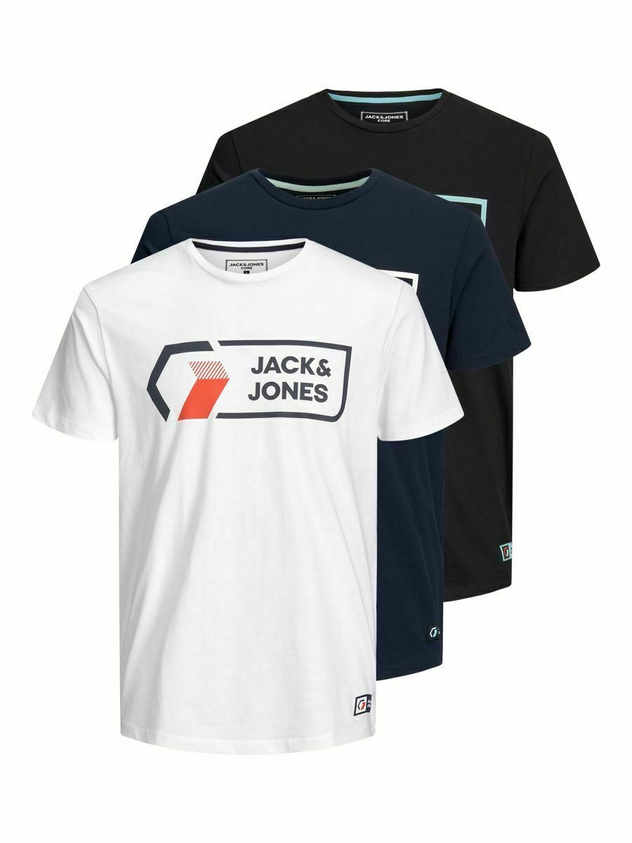 3er Pack Jack And Jones T-Shirt Mit Logo-Print Für 23,72€ (statt 28