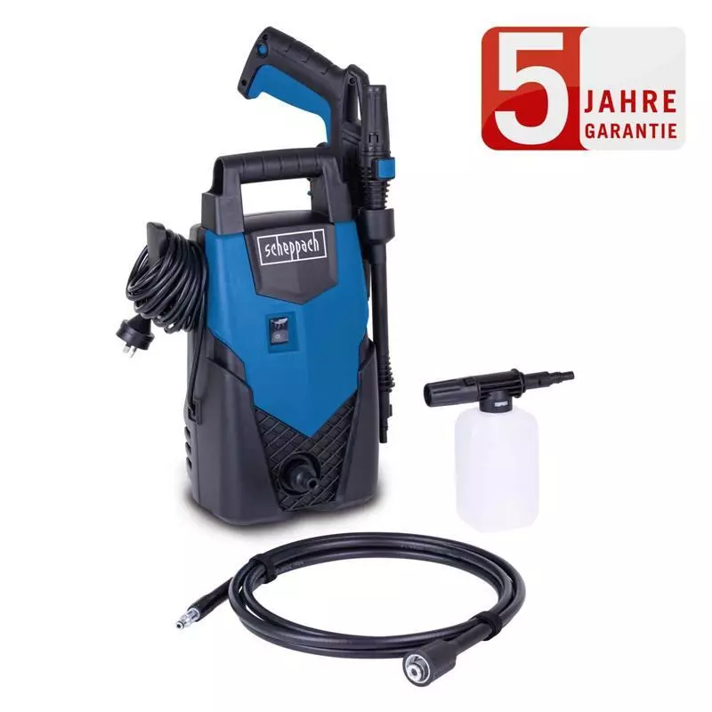 Scheppach Hochdruckreiniger HCE1400 110bar Quick-Connect-System + Zubehör für 42,25€ inkl. Versand!