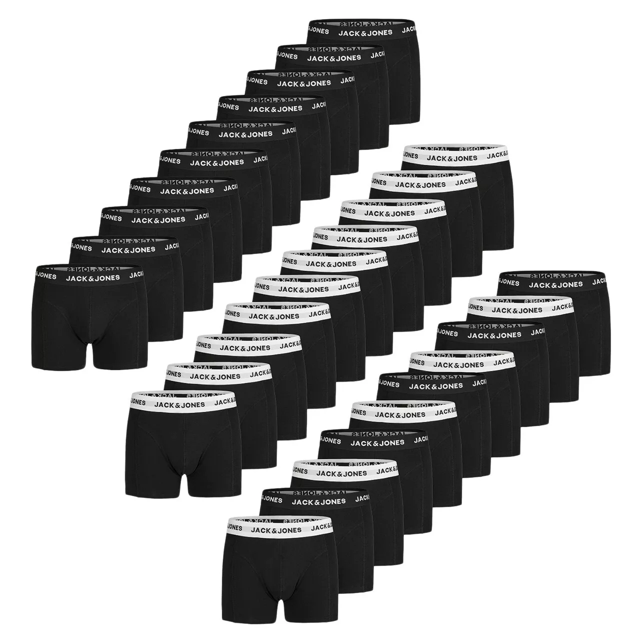 Jack & Jones Boxershorts Herren 10 Pack Baumwolle Basic Trunks JACANTON für 53,71€ inkl. Versand!