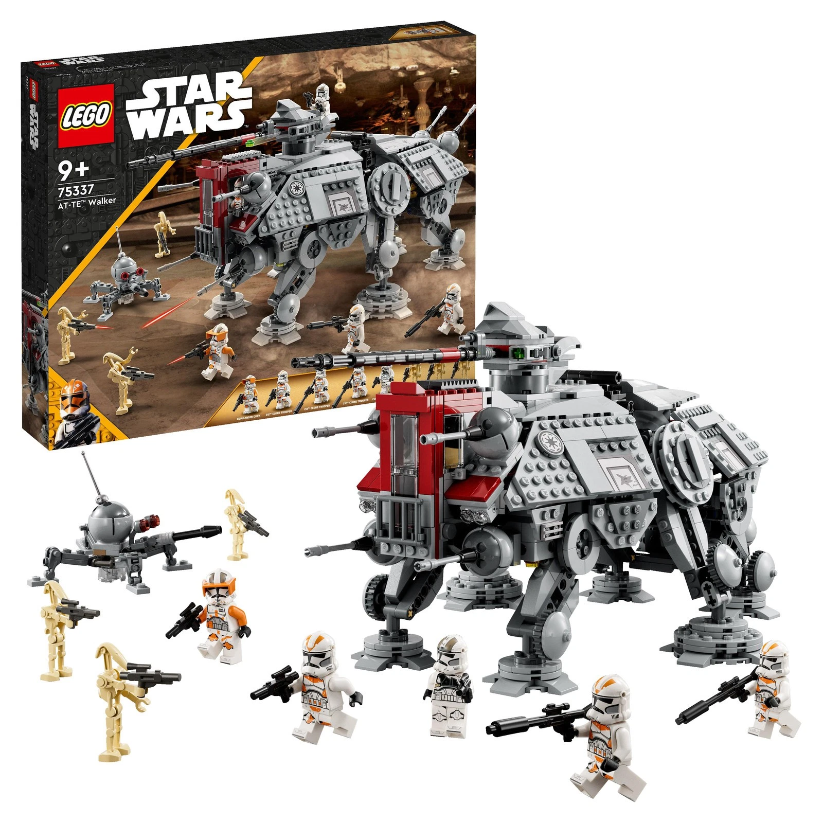 LEGO Star Wars™ 75337 AT-TE™ Walker™ Bausatz, Mehrfarbig für 97,19€ inkl. Versand!