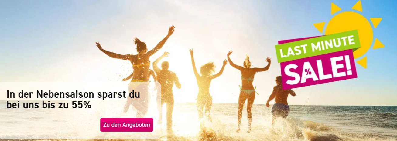 LTUR – LAST MINUTE URLAUB – bis 55% Rabatt!