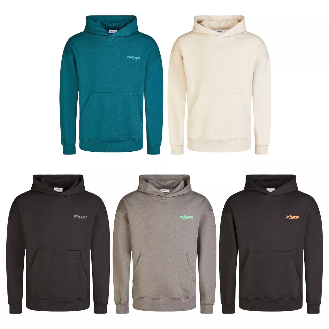 Jack & Jones Hoodie Herren Relaxed Fit mit Print JJEURBAN EDGE Kapuzenpullover für 29,99€ inkl. Versand!