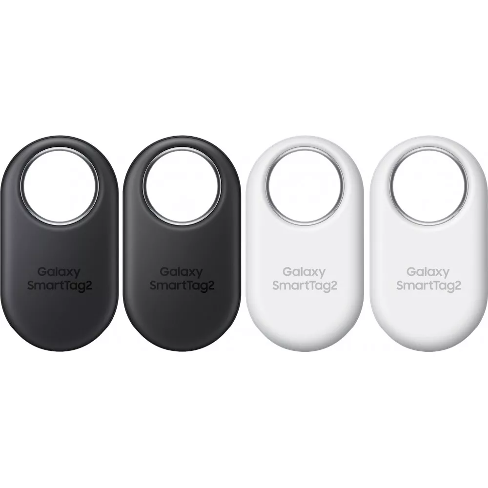 Samsung Galaxy SmartTag2 EI-T5600K Bluetooth Tracker 4er-Pack schwarz/weiß für 59,90€ inkl. Versand!