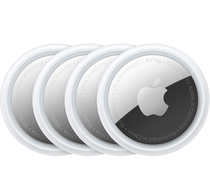 Apple AirTag 4er-Pack Ortungsgerät weiß/silber GPS Tracker Bluetooth für 85,45€ inkl. Versand!