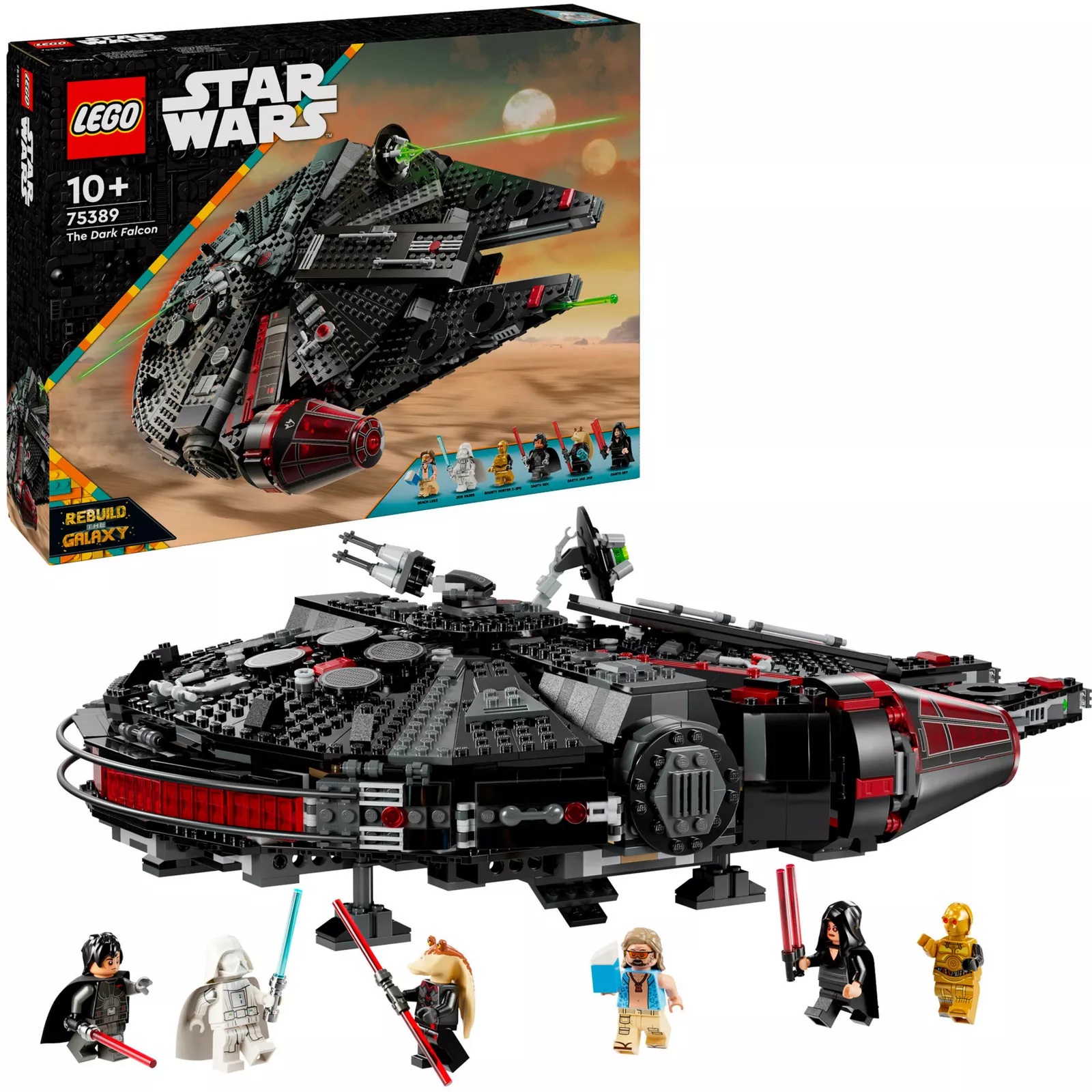 LEGO 75389 Star Wars Dunkler Millennium Falke, Konstruktionsspielzeug für 142,83€ inkl. Versand!