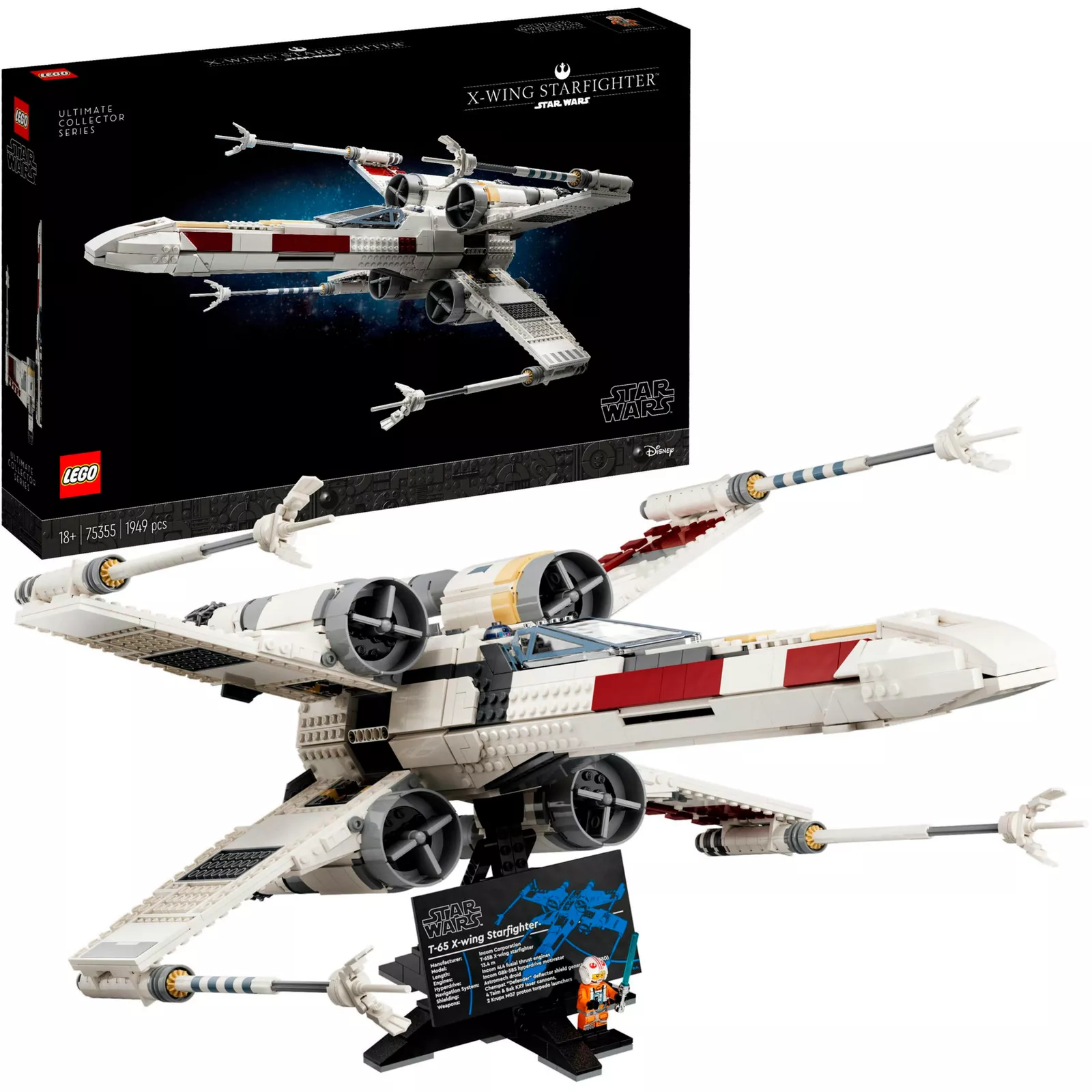 LEGO 75355 Star Wars X-Wing Starfighter, Konstruktionsspielzeug für 184,18€ inkl. Versand!
