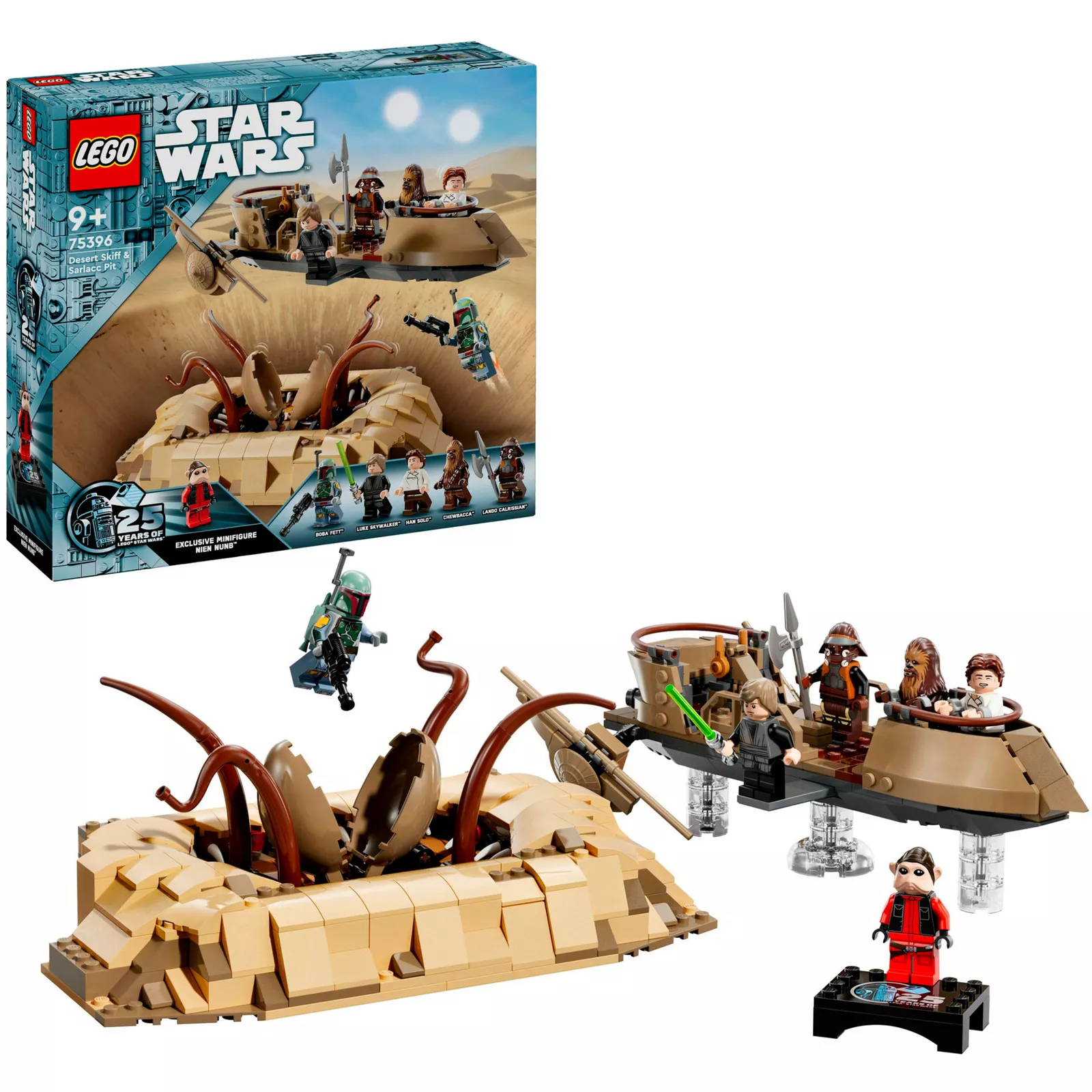 LEGO 75396 Star Wars Wüsten-Skiff und Sarlacc-Grube, Konstruktionsspielzeug für 55,53€ inkl. Versand!