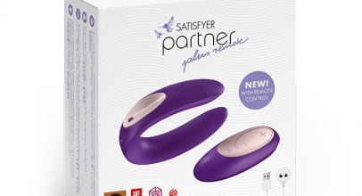 Paarvibrator „Partner Plus Remote“ aus Silikon (8cm) + 6 Gratis-Artikel für 10,96€ inkl. Versand