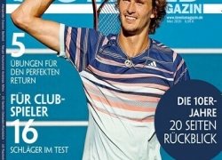 10 Ausgaben (Jahresabo) der Zeitschrift „tennis Magazin“ für 68€ inkl. 60€ Amazon.de-Gutschein