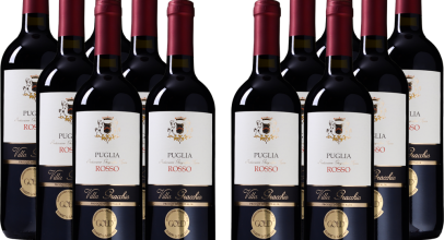 12 Flaschen Villa Gracchio – Rosso – Puglia IGT für 45€ (statt 144€)