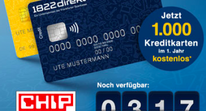 1822direkt: 150€ Gutschrift für die Eröffnung eines Girokontos + 50€ für eine Weiterempfehlung