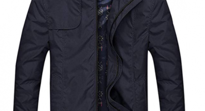 YOUTHUP Herren Casual Jacke Übergangsjacke für 23,99€ statt 29,99€