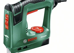 Bosch Elektrotacker PTK 14 EDT, 1000 Klammern, Karton (30 min-1 Schläge, Nägel: 14 mm, 1,1 kg für 67,99€