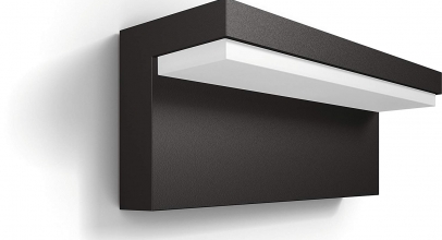 Philips myGarden LED Wandaussenleuchte Bustan, 4,5W, 4.000 lm Anthrazit für 32,51€