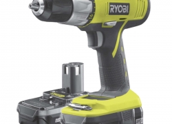 RYOBI 2-GANG AKKU-BOHRSCHRAUBER ONE+ (18 V, 2 AKKUS & LADEGERÄT) (R18DDP-213S) 84,99€