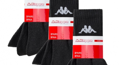 6x 9er Pack (54 Stück) Sportsocken von Kappa für 44,95€ oder 2x 9er Pack (18 Stück) für 22,48€