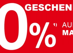 XXXLutz: 40% Rabatt auf fast alle Matratzen