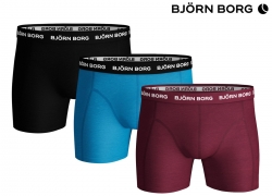 3x Björn Borg (Seasonal Solid) Boxershorts für 27,90€