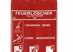 Unitec KFZ-Feuerlöscher 1 kg für 11,99€ + Versandfrei