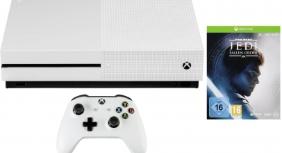 Spielekonsole Microsoft Xbox One S 1TB USK 16 inkl Jedi Star Wars Fallen Order für 224,95€ inkl. Versand!