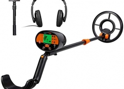 Metalldetektor für alle Metalle (wasserdichter Suchkopf) inkl. Faltschaufel und Tragtasche für 39,99€