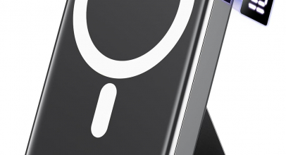 Gxorul Magnetische Powerbank 12000mAh,PD 22.5W Schnellladung – Kabellose Powerbank mit USB-C-Eingänge ＆ Ausgang und LED-Display für iPhone 15/14/13/12/Pro/Pro Max Serie mit 69% Rabatt!