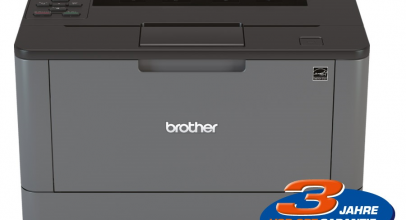 Office-Partner: Brother HL-L5200DW Laserdrucker s/w (A4, Drucker, bis zu 40 Seiten/Min., Netzwerk, WLAN, Duplex, USB) für 139,90€