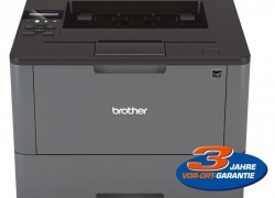 Office-Partner: Brother HL-L5200DW Laserdrucker s/w (A4, Drucker, bis zu 40 Seiten/Min., Netzwerk, WLAN, Duplex, USB) für 137,90€