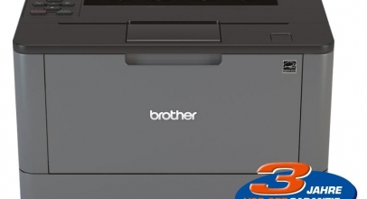 Office-Partner: Brother HL-L5200DW Laserdrucker s/w (A4, Drucker, bis zu 40 Seiten/Min., Netzwerk, WLAN, Duplex, USB) für 137,90€