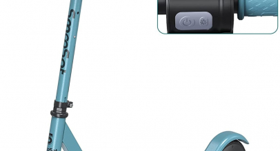 SmooSat E9 PRO Elektroroller für Kinder von 8-12 Jahren, mit buntem Regenbogenlicht, 8 Kilometer Reichweite, LED-Anzeige, Einstellbare Geschwindigkeit und Höhe, Faltbarer Elektroscooter mit 25% Rabatt inkl. Versand!