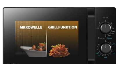 Toshiba MW2-MG20PF(BK)/GE Mikrowellenherd 800 W mit knuspriger Grill- & Kombigarfunktion, 5 Leistungsstufen, 1000 W Grillleistung, Schwarz mit 60% Rabatt inkl. Versand!