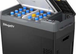 BougeRV CRPRO Kompressor Kühlbox 12V, Tragbare 29 Liter Auto-Kühlbox(-22℃~10℃), 12/24V DC &110-240V AC für Auto, Camping, Reisen (Aktualisierte Version) mit 30% Rabatt inkl. Versand!