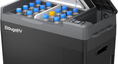 BougeRV CRPRO Kompressor Kühlbox 12V, Tragbare 29 Liter Auto-Kühlbox(-22℃~10℃), 12/24V DC &110-240V AC für Auto, Camping, Reisen (Aktualisierte Version) mit 30% Rabatt inkl. Versand!