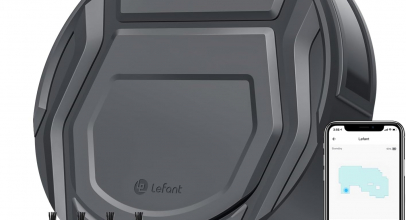 LEFANT 210PG Saugroboter mit 2200 Pa, WLAN Roboterstaubsauger – Kompatibel mit Alexa und APP-Steuerung, 120 Min Laufzeit, optimiert für Teppich Tierhaare Hartböden + Ladestation mit 62% Rabatt inkl. Versand!