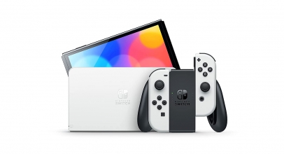 Nintendo Switch (neues OLED-Modell) Spielekonsole WLAN Bluetooth microSD iTouch-Screen weiß für 328,50€ inkl. Versand!