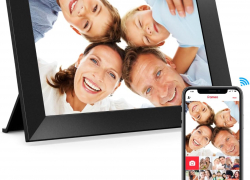 Frameo 10,1 Zoll WiFi Digitaler Bilderrahmen, 1280×800 HD IPS Touchscreen Foto Rahmen, 32GB Speicher, Automatische Rotation, Wandmontagefähig mit 20% Rabatt inkl. Versand!