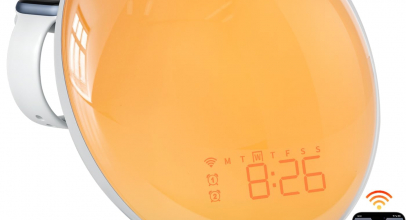 Dekala Lichtwecker Tageslichtwecker Sonnenaufgang Sonnenuntergang Simulation, Vollbild Wake Up Light mit Wireless Charger, Touch/APP-Steuerung mit 19% Rabatt inkl. Versand!