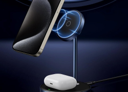 UGREEN 2-in-1 iPhone Ladestation kompatibel mit Magsafe, Wireless Charger (iPhone 15/15 Plus/15 Pro/15 Pro Max/14/13/12, AirPods 3/2/Pro) Ladeständer unterstützt Standby-Funktion mit 35% Rabatt!