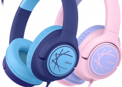 iClever Kopfhörer Kinder [2 Pack], Kopfhörer mit Kabel 85dBA Sichere Lautstärke, Stereo Sound, Over Ear Faltbare 3.5 mm Aux Jack mit 33% Rabatt!