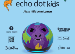 Echo Dot Kids (5. Gen., 2022) – Smarter WLAN- und Bluetooth-Lautsprecher mit Alexa – Speziell für Kinder, mit Kindersicherung – Drachen-Design mit 47% Rabatt inkl. Versand!