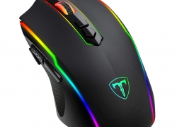 HOLIFE Gaming-Maus (7.200 DPI, RGB Beleuchtung, 8 Programmierbare-Tasten) für 12,99€